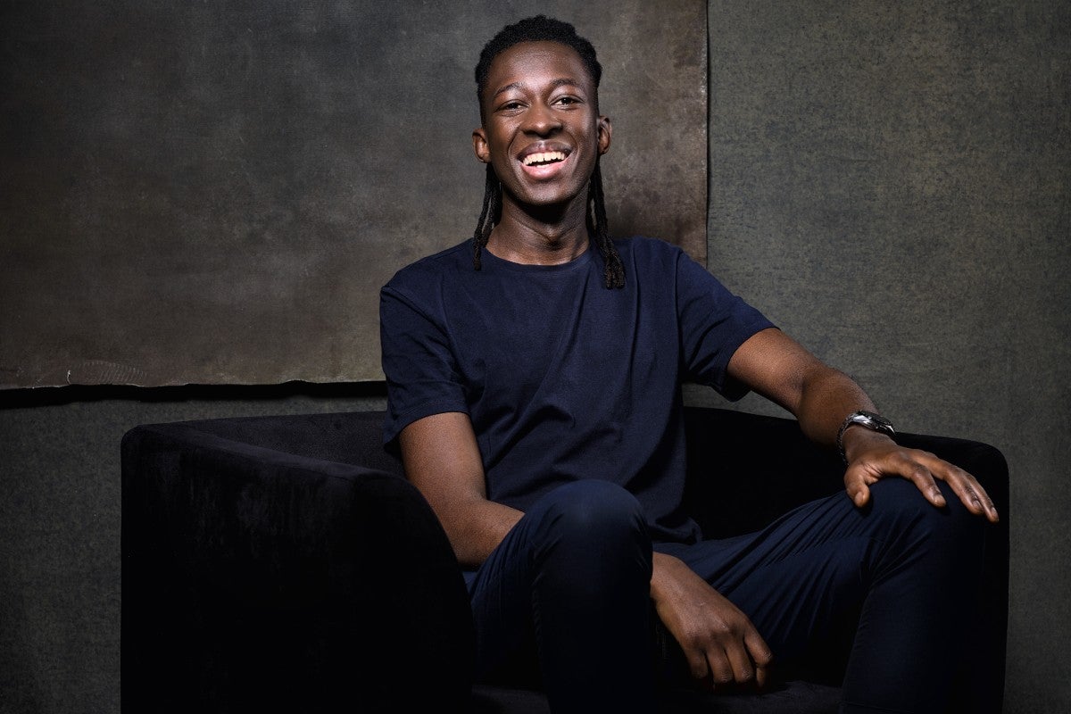 Portrait of Mory Sacko Chef of The Sushi Shop restaurant